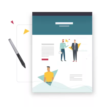 UI design illustration