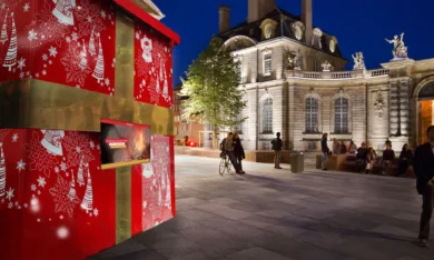 Place strasbourgeoise au couleurs de Noël