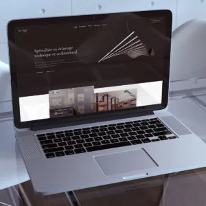 Mise en situation du site internet Interlum