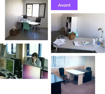 Les premiers locaux de l'agence Adeliom