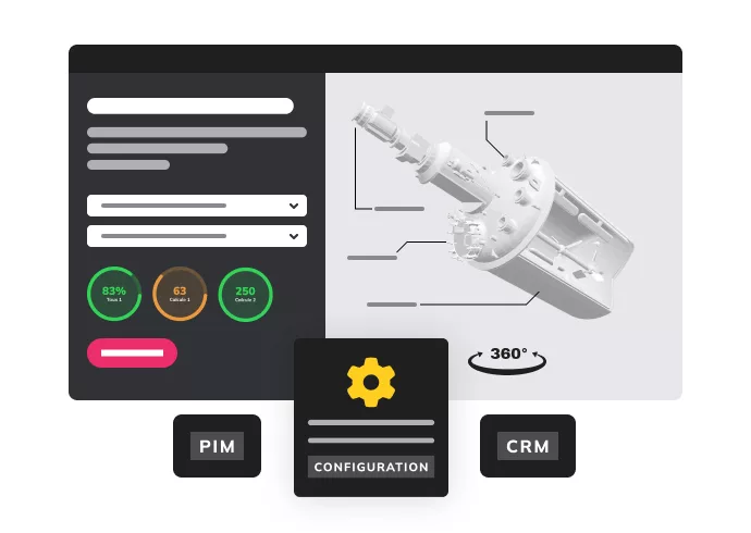 Configurateur calculateur produits B2B - Outil devis personnalisation PIM CRM agence Adeliom